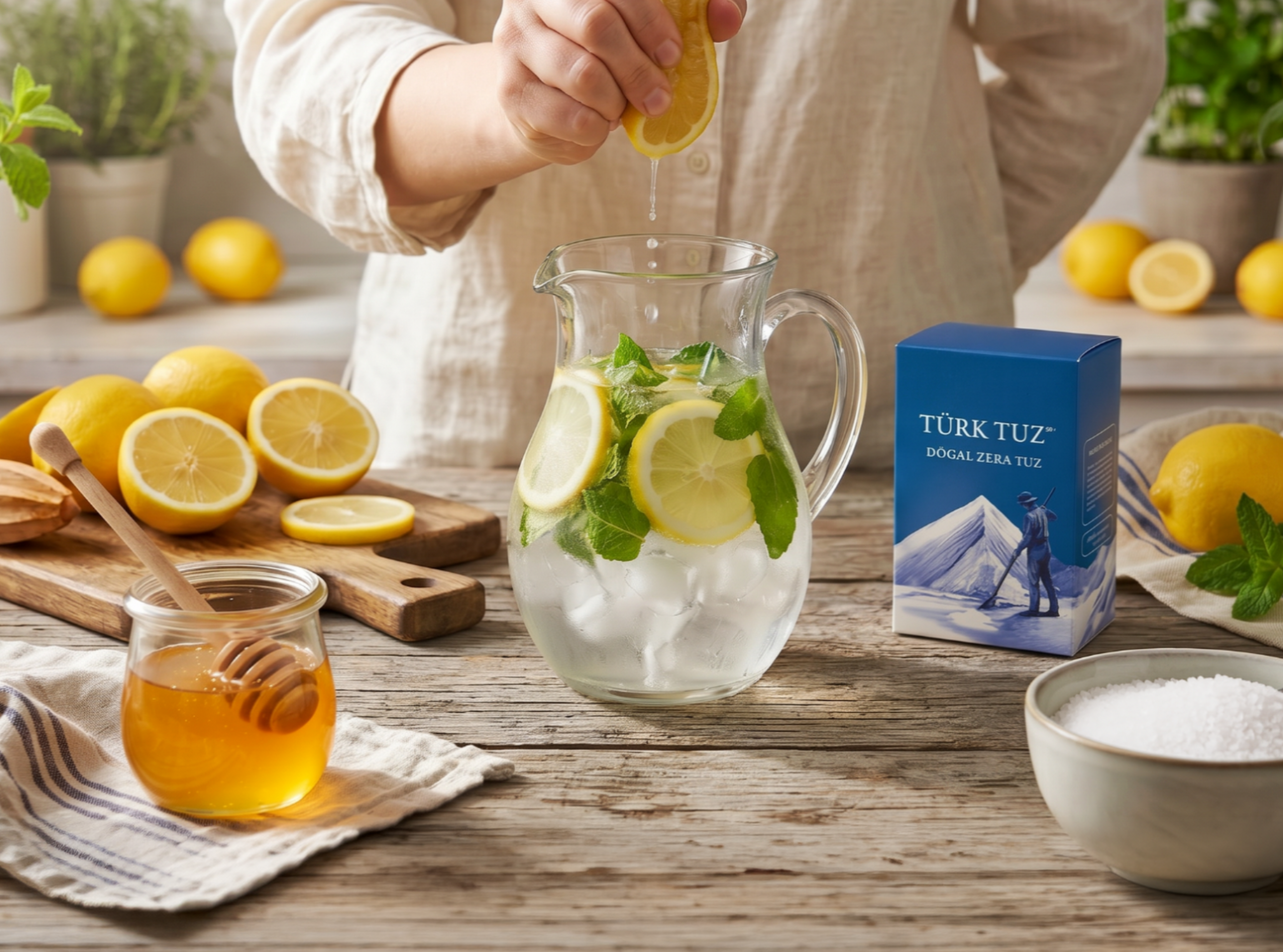 Doğal Zera Tuz İle Yazın Vazgeçilmezi : Limonata