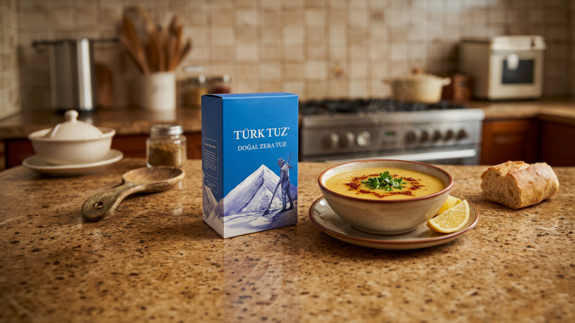 Doğal Zera Tuz ile Mercimek Çorbası